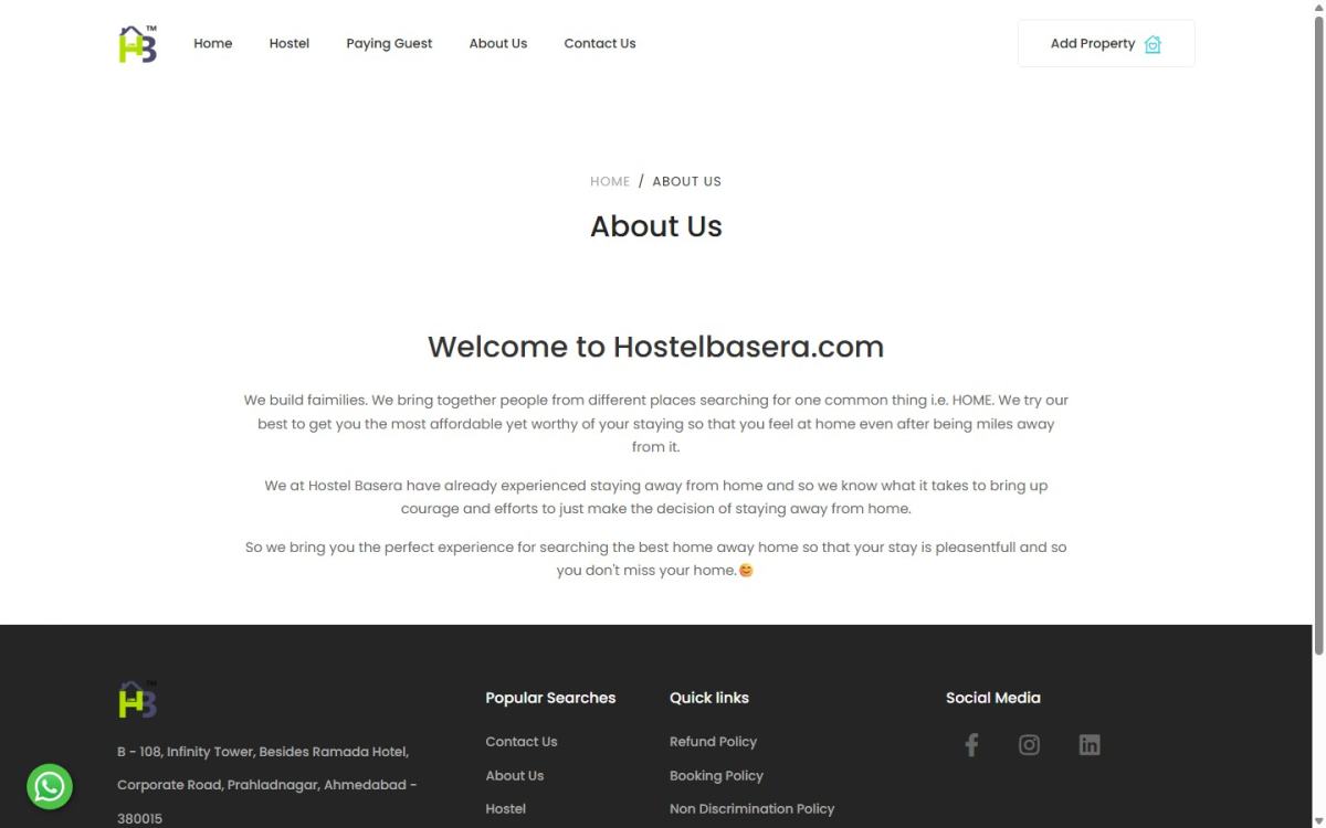 Hostel Basera: About us